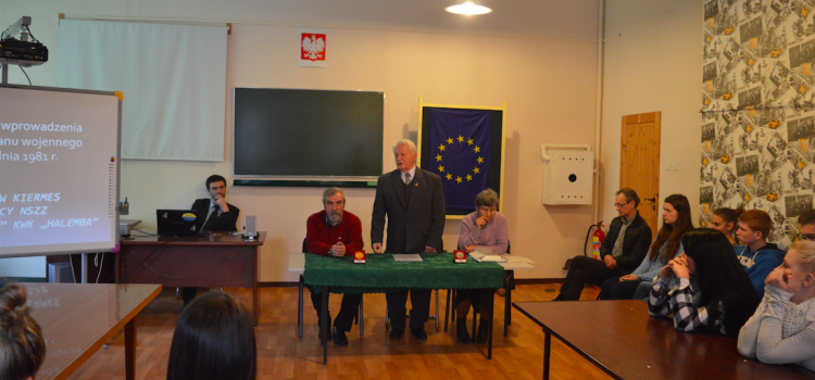 Spotkanie ze świadkami historii Spotkanie ze świadkami historii