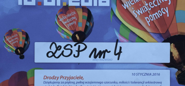 Podziękowania Podziękowania