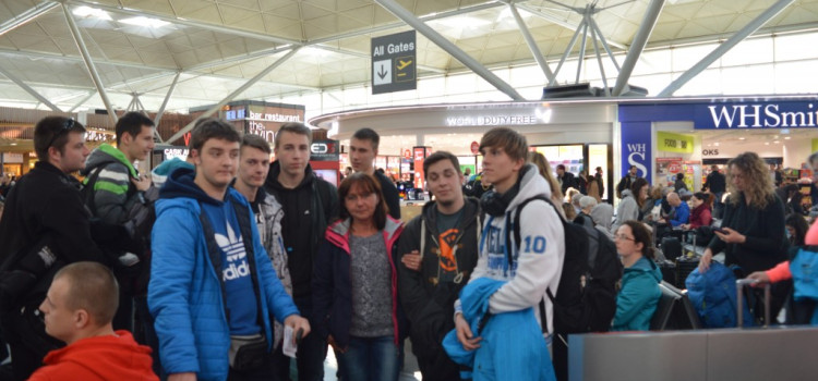 Powrót stażystów z Portsmouth !!! Powrót stażystów z Portsmouth !!!