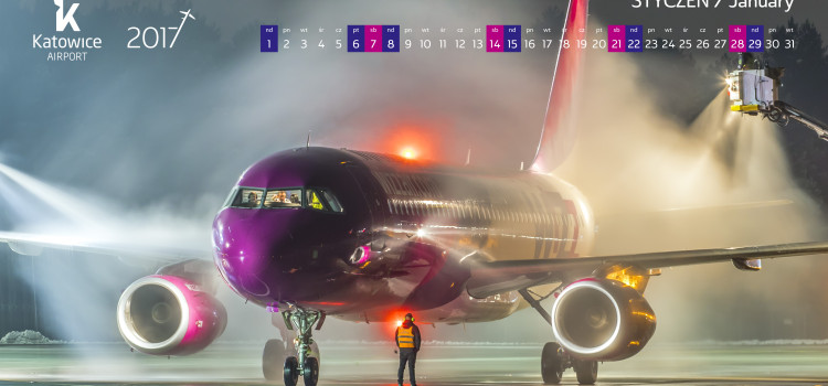 Dostępna jest nowa styczniowa tapeta kalendarzowa Katowice Airport na pulpity Waszych komputerów Dostępna jest nowa styczniowa tapeta kalendarzowa Katowice Airport na pulpity Waszych komputerów