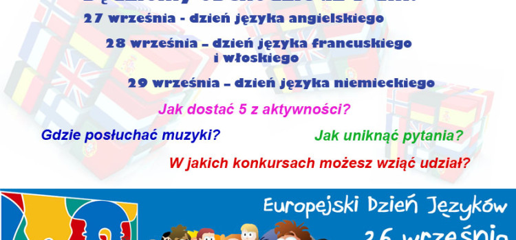 Dni Języków Obcych Dni Języków Obcych