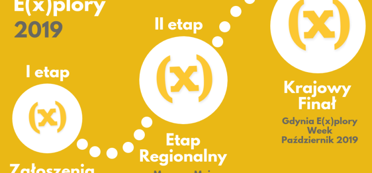 Trwa rekrutacja do Konkursu Naukowego E(x)plory 2019 Trwa rekrutacja do Konkursu Naukowego E(x)plory 2019