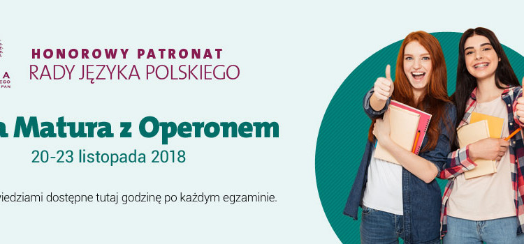 Za nami Matura Próbna z Operonem! Za nami Matura Próbna z Operonem!