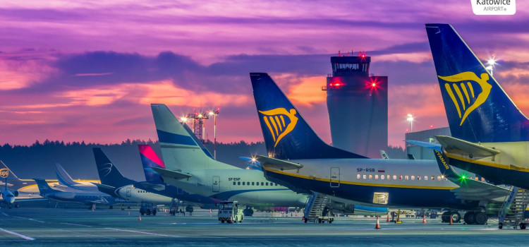 Tapeta na pulpit komputera Lotnisko Pyrzowice Luty 2021 Tapeta na pulpit komputera Lotnisko Pyrzowice Luty 2021