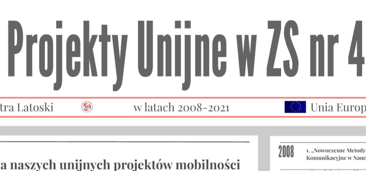Szkolny Klub Europejski przy ZS nr 4 im. Piotra Latoski w Rudzie Śląskiej Szkolny Klub Europejski przy ZS nr 4 im. Piotra Latoski w Rudzie Śląskiej