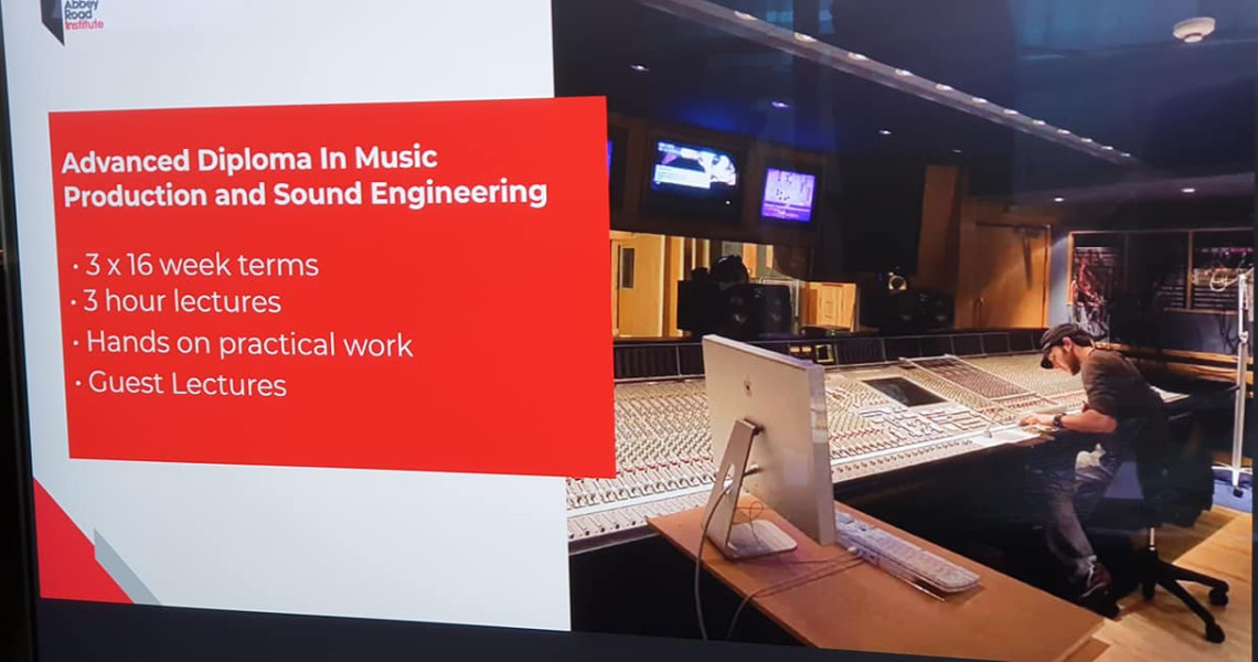 08.05.2021 r. Wzięliśmy udział w konferencji online Abbey Road Institute London pt. “An Introduction to Music Production and Careers in Audio”