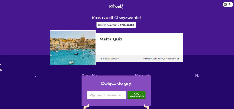 Z okazji wyjazdu naszych Pań z sekretariatu z projektu Erasmus+ oraz Dnia Języków Obcych, zapraszamy do „Quizu o Malcie” Z okazji wyjazdu naszych Pań z sekretariatu z projektu Erasmus+ oraz Dnia Języków Obcych, zapraszamy do „Quizu o Malcie”