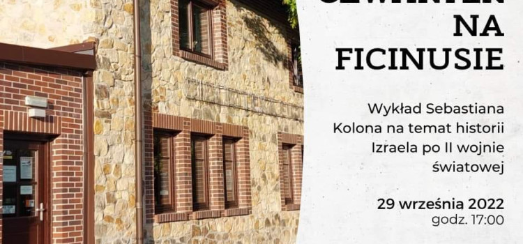 Zapraszamy na wykład o nowożytnym państwie Izrael i Żydach po II wojnie światowej Zapraszamy na wykład o nowożytnym państwie Izrael i Żydach po II wojnie światowej