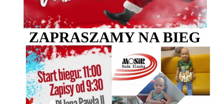 6.12.2022 r. Bieg Mikołajów MOSiR Ruda Śląska Zapraszamy na bieg