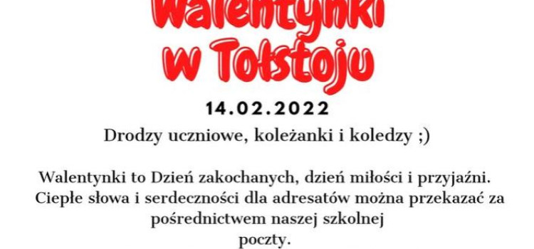 Walentynki w Tołstoju Walentynki w Tołstoju