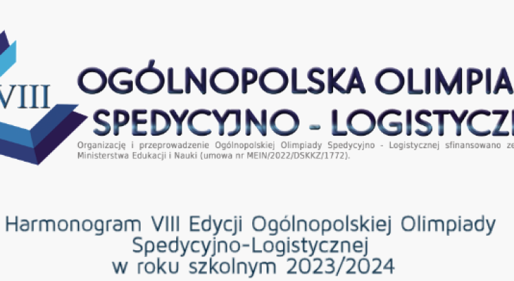 Zapraszamy Naszych logistyków do sprawdzenia wiedzy na VII Ogólnopolskiej Olimpiadzie Spedycyjno-Logistyczej