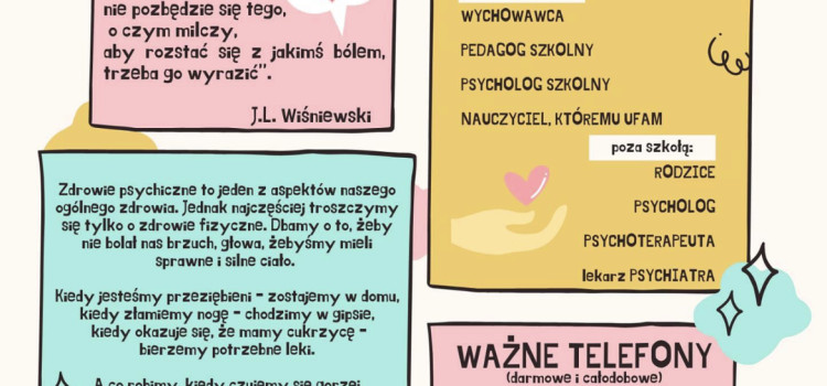 10 października – Światowy Dzień Zdrowia Psychicznego – Tegoroczny Światowy Dzień Zdrowia Psychicznego obchodzimy pod hasłem „Uczyń zdrowie psychiczne i dobre samopoczucie globalnym priorytetem” 10 października – Światowy Dzień Zdrowia Psychicznego – Tegoroczny Światowy Dzień Zdrowia Psychicznego obchodzimy pod hasłem „Uczyń zdrowie psychiczne i dobre samopoczucie globalnym priorytetem”