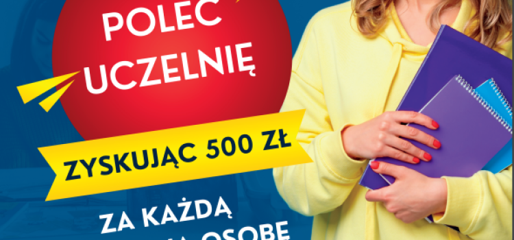 Wyższa Szkoła Bezpieczeństwa w Gliwicach – Promocja bonu “Poleć Uczelnię”