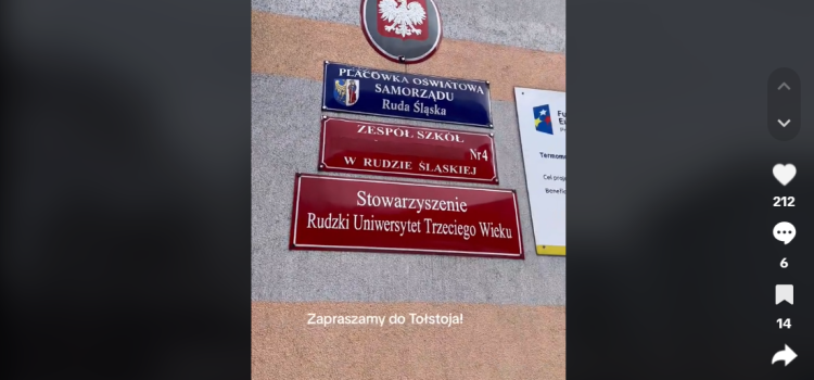 Zapraszamy na Tołstoja – ZS nr 4 w Rudzie Śląskiej Zapraszamy na Tołstoja – ZS nr 4 w Rudzie Śląskiej