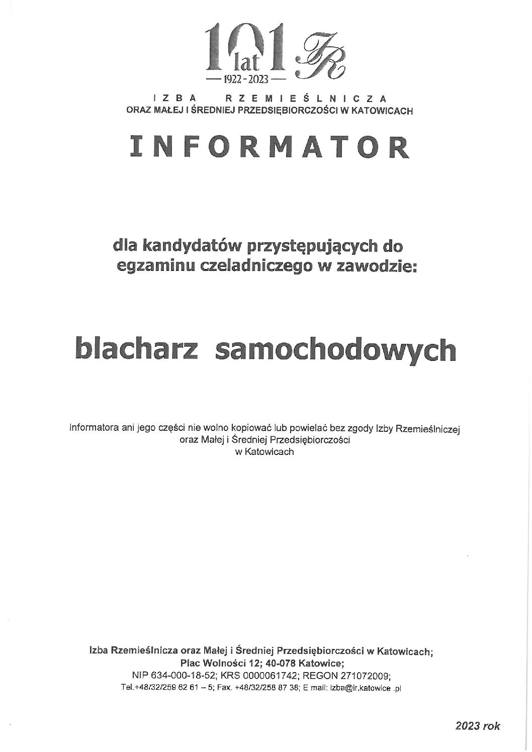 informator blacharz